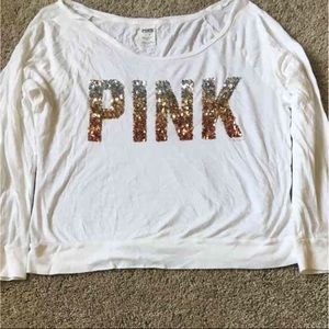 White PINK top