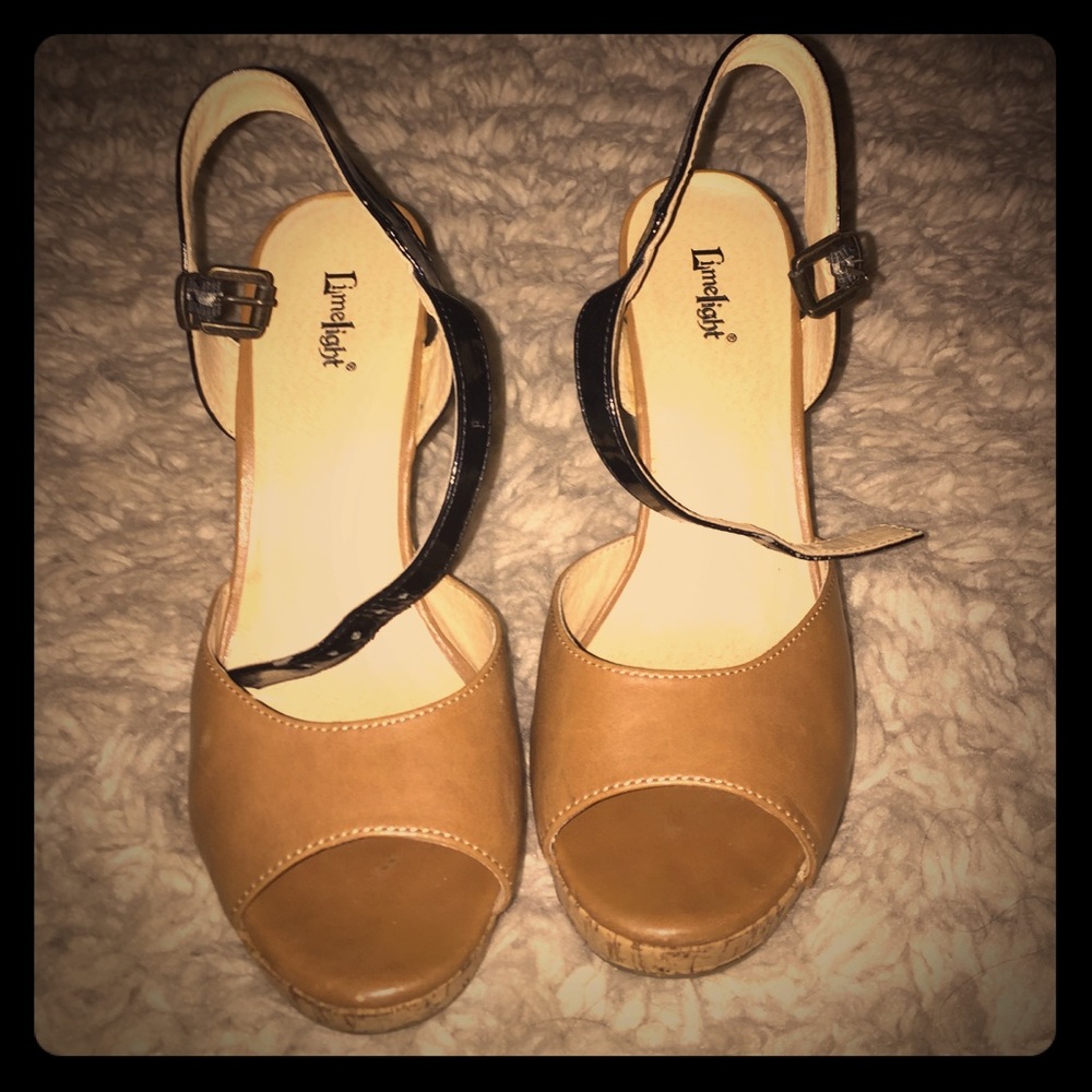 Color block wedges, very comfy