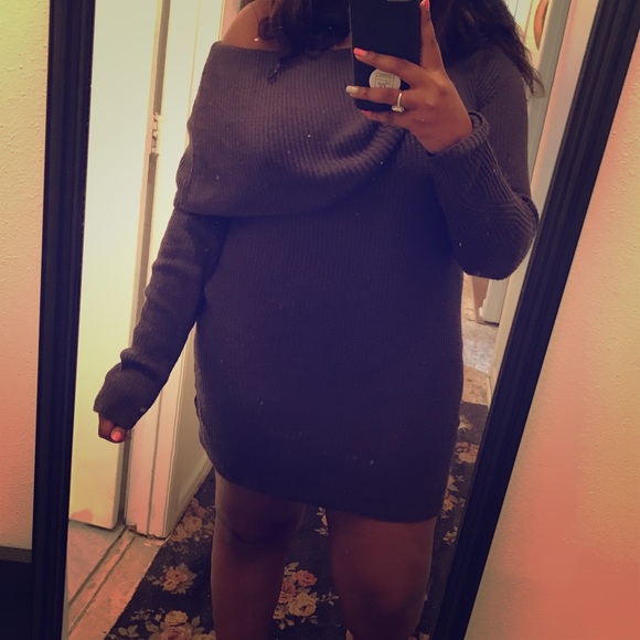 Slouchy Sweater Dress - Picture 1 of 2