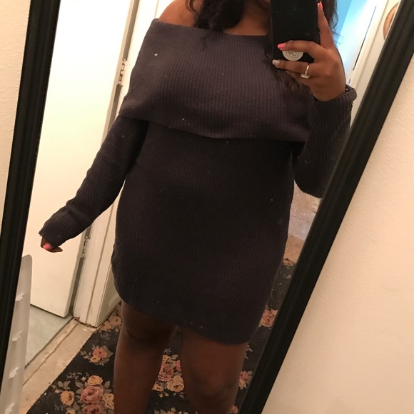 Slouchy Sweater Dress - Picture 2 of 2