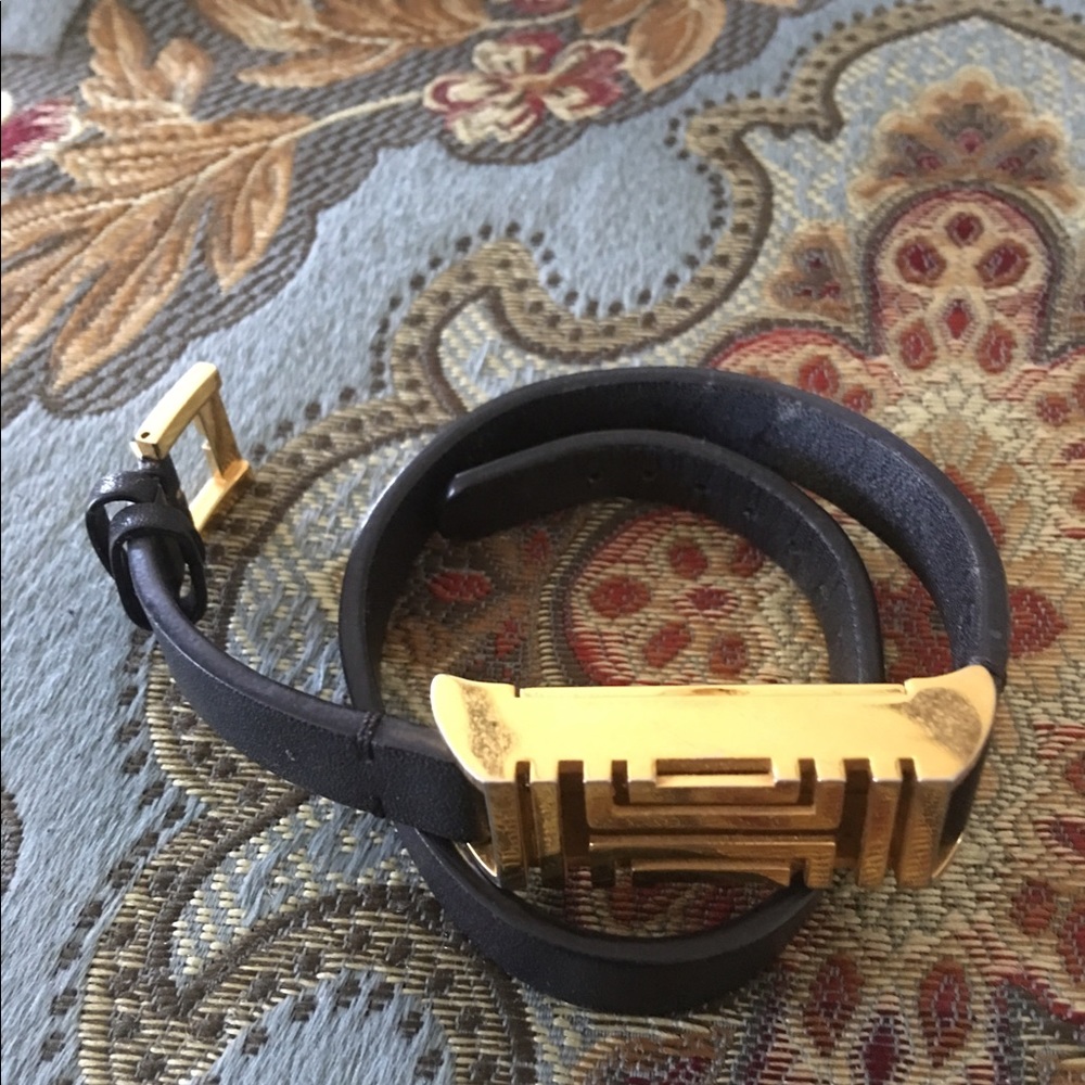TORY BURCH LEATHER FITBIT BRACELET