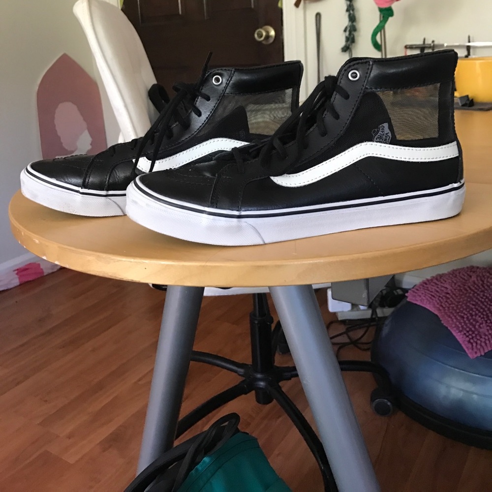 Sheer black vans