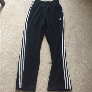 Adidas track pants navy blue