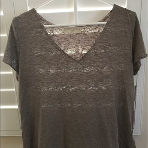 Project Social T Texured-Knit V-Neck Tee