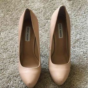 Tan pumps