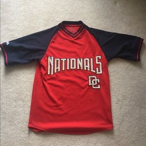 Nationals Sport Team Shirt red & navy blue