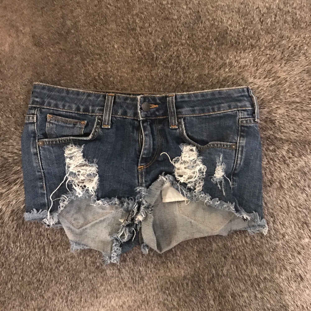 Wild fox denim shorts