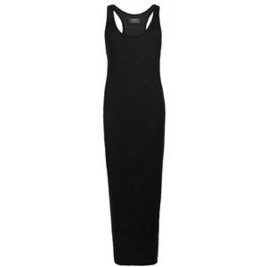 All Saints Black "Silk Biker Dress"