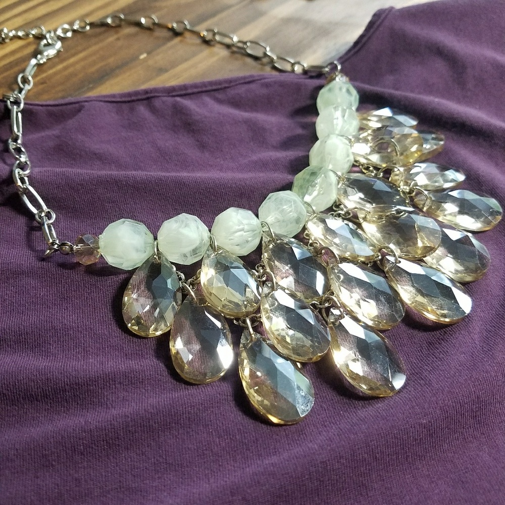 Seafoam Statement Necklace