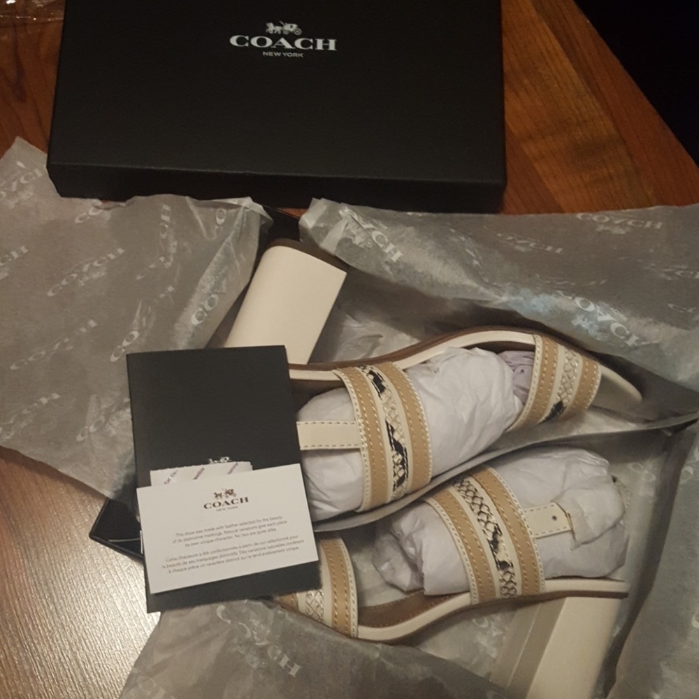 Beautiful Coach princeton dress heel! Brand new!