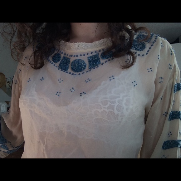 SOLD Beaded top - Picture 2 of 4