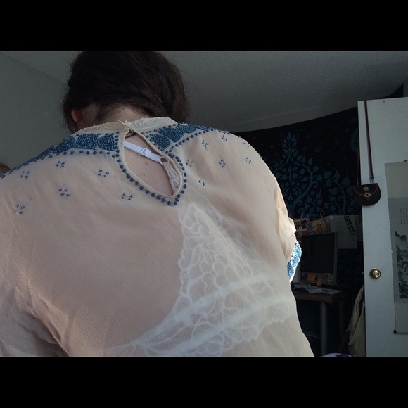 SOLD Beaded top - Picture 3 of 4