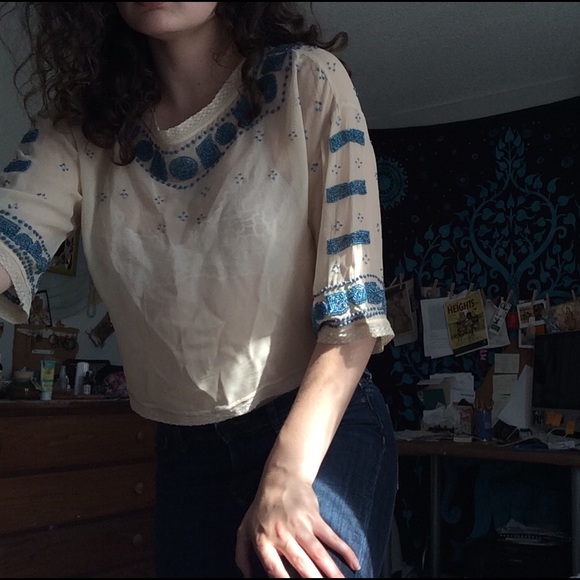 SOLD Beaded top - Picture 4 of 4