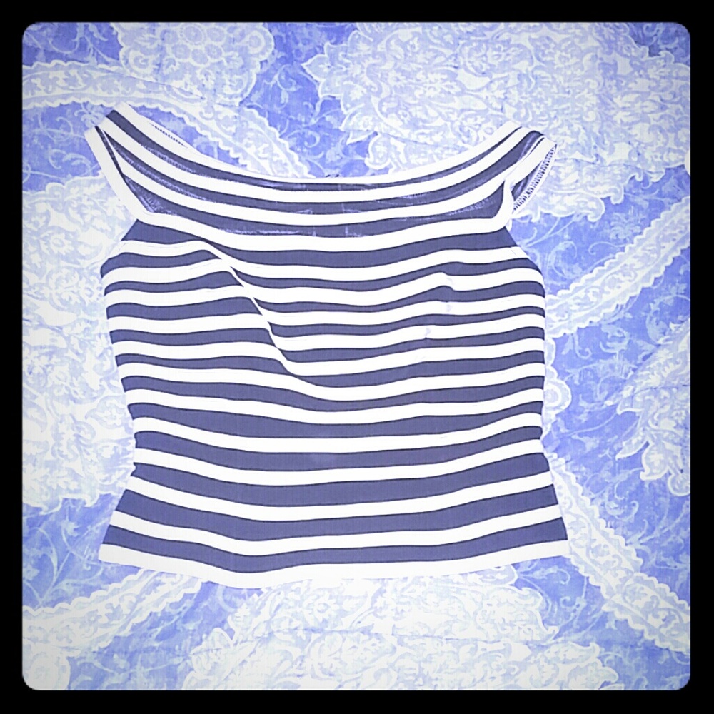 Black and white stripped top