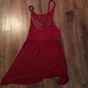 Maroon Forever 21 dress