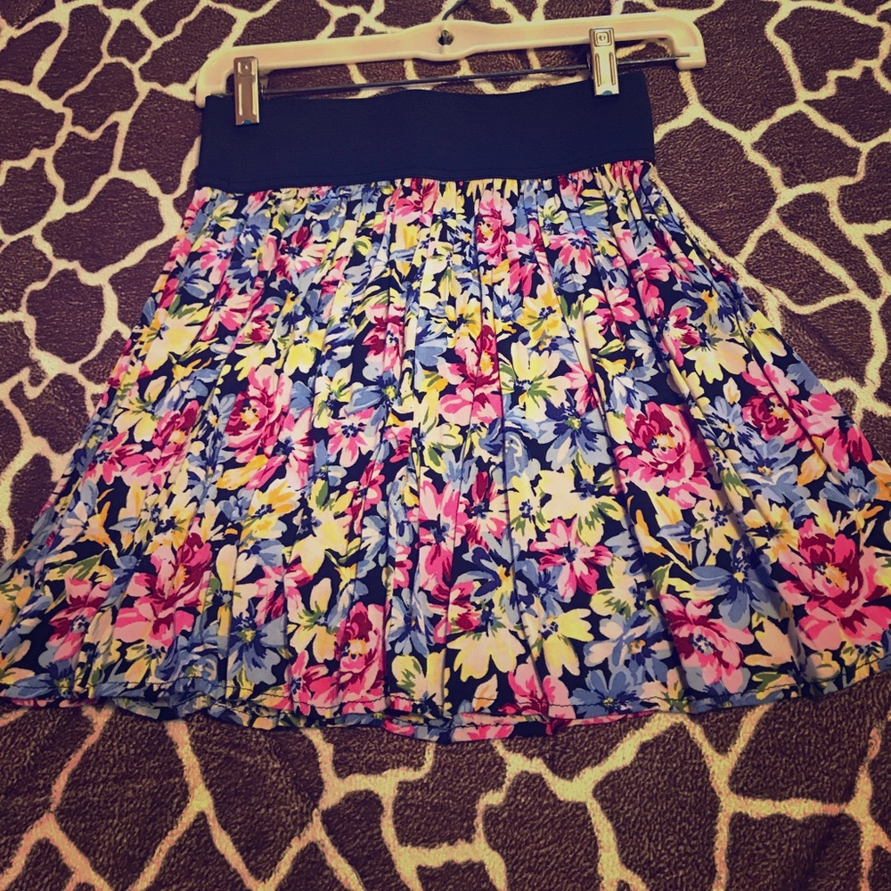 Floral Mini Skirt