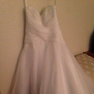 Sweetheart Tea Length Wedding Dress