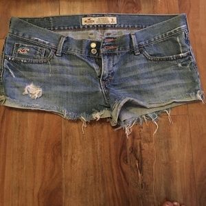 Hollister jean shorts