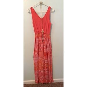 Light pink maxi dress