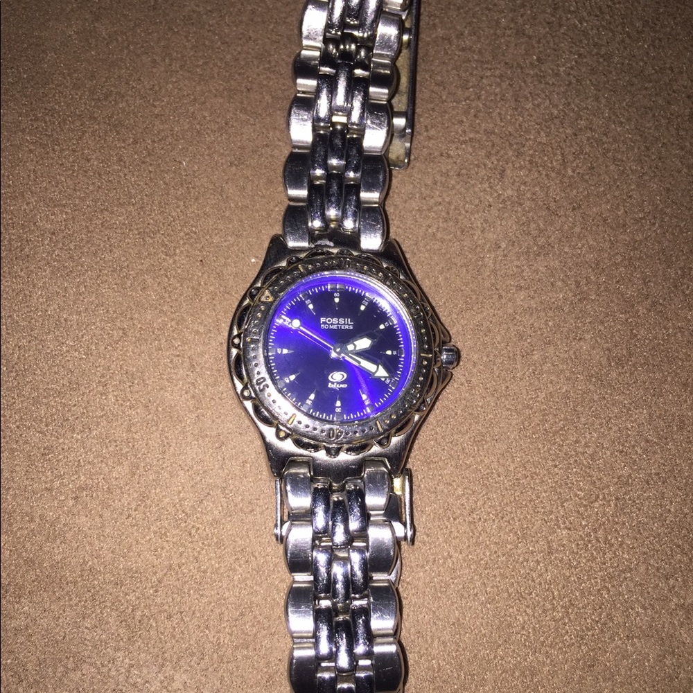 ⏱Fossil Sterling Silver Watch ⚓️⏱