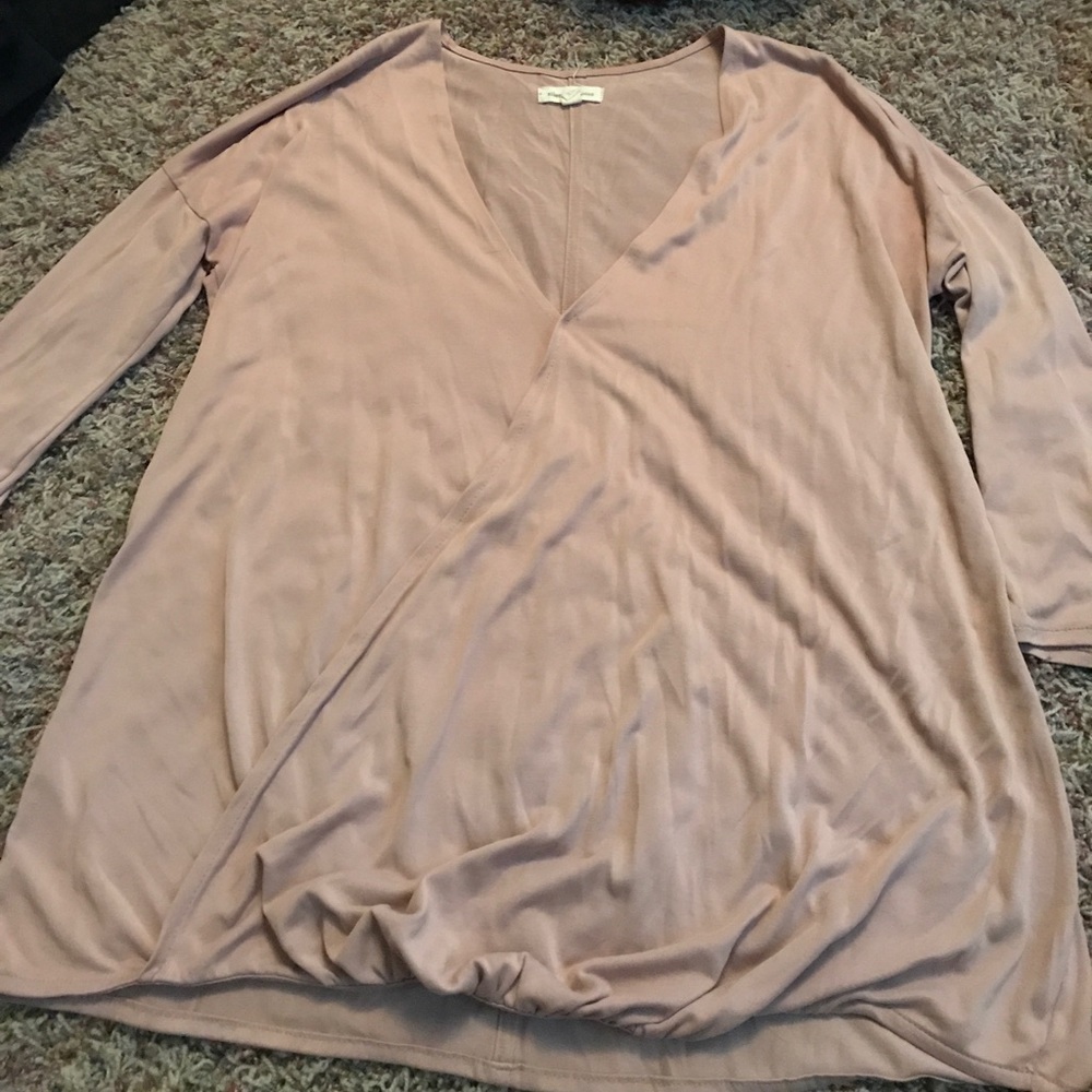 Blush blouse