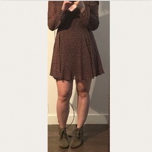 Poppy Deep-v Mini Dress