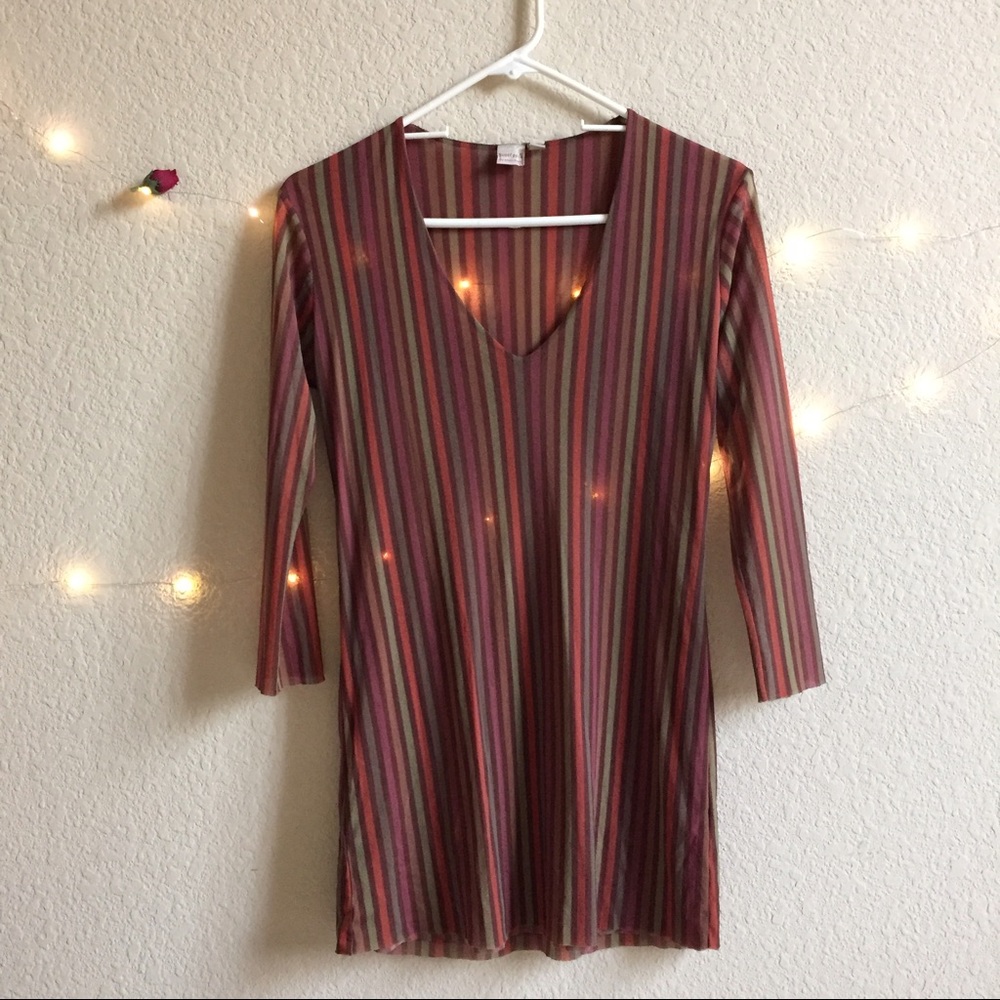 ✨ Striped Sheer Dress✨