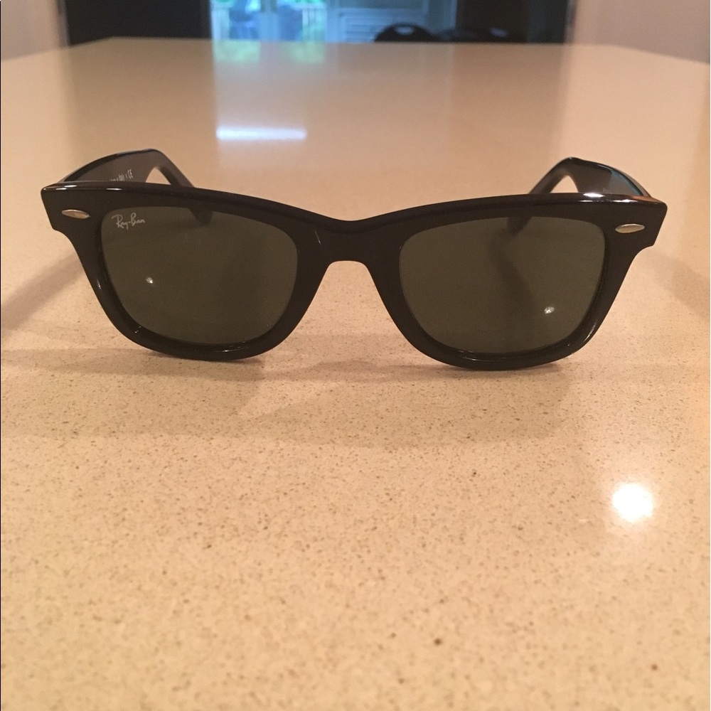 Black Rayban sunglasses