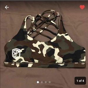 Born Primitive camo sports bra
