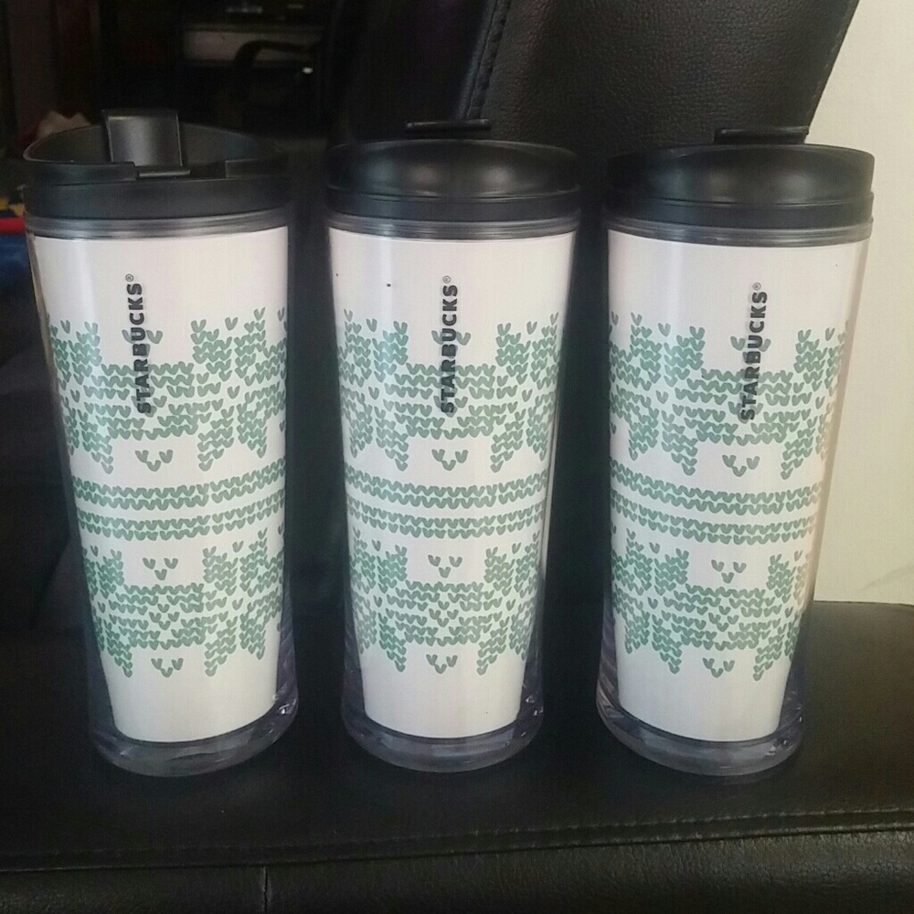 3 STARBUCKS CUPS!!