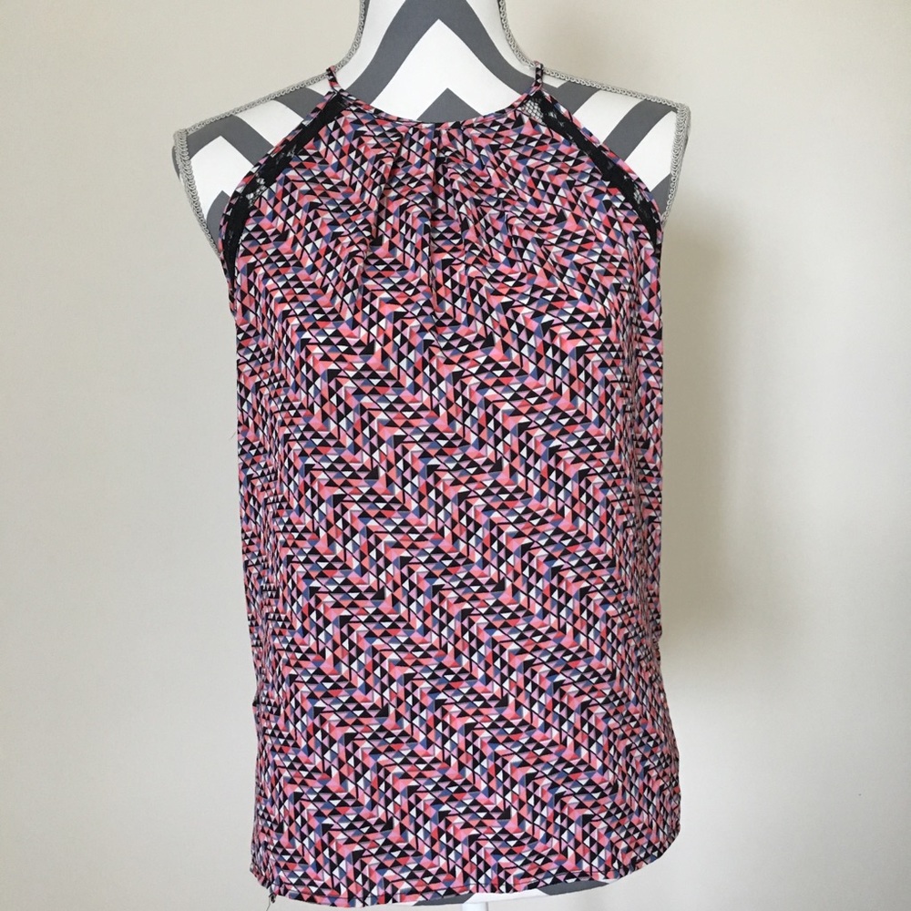 Candies Black/Pink Tank Top size Small - Picture 2 of 5