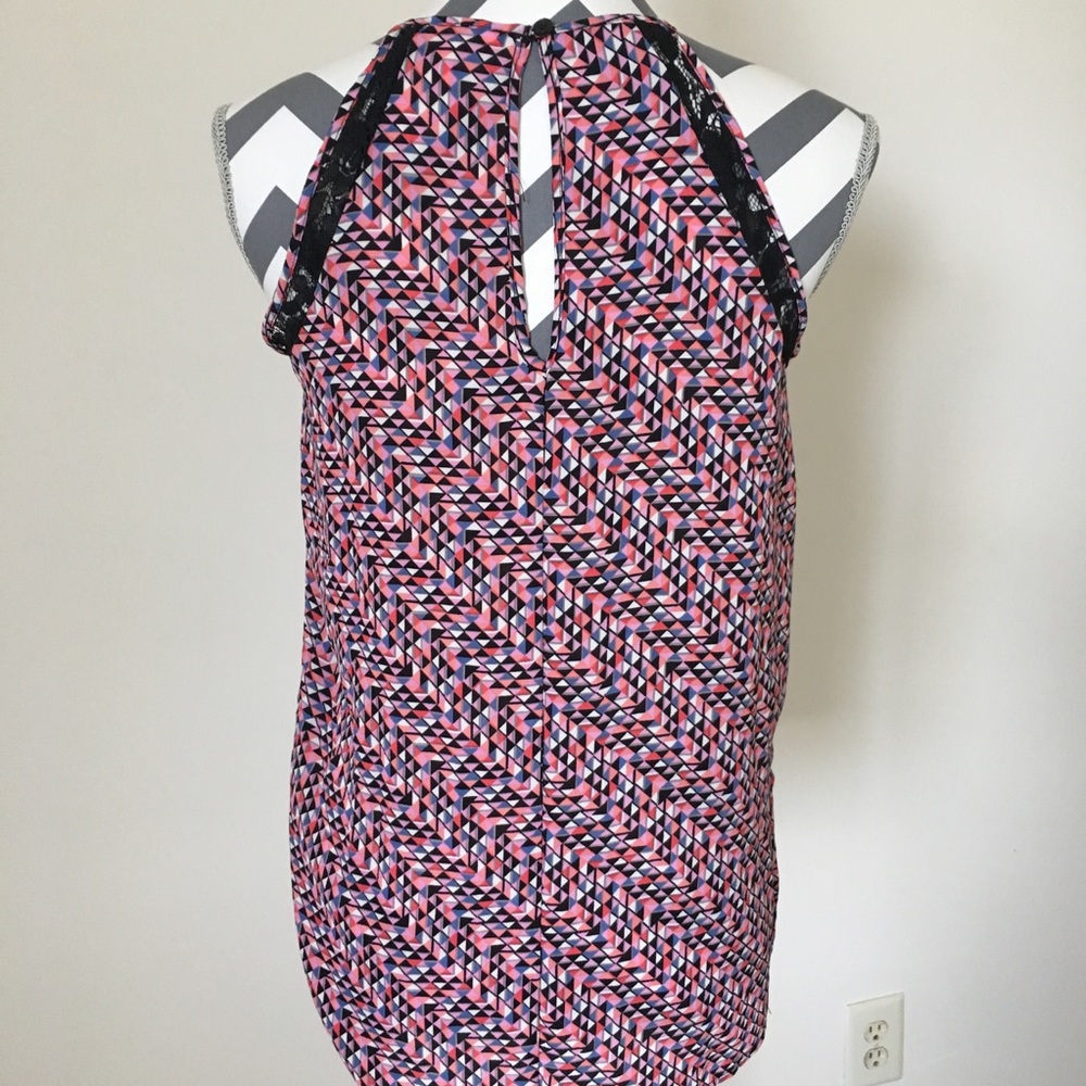 Candies Black/Pink Tank Top size Small - Picture 3 of 5