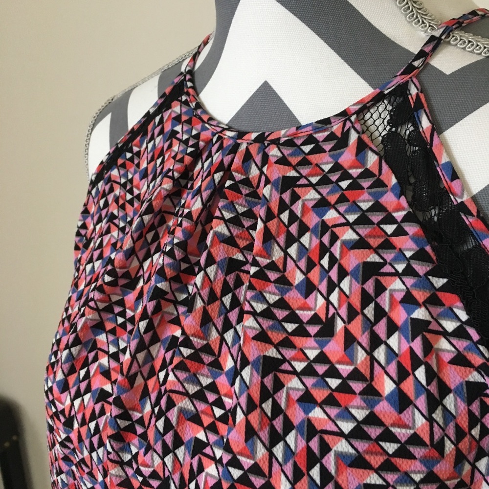 Candies Black/Pink Tank Top size Small - Picture 5 of 5