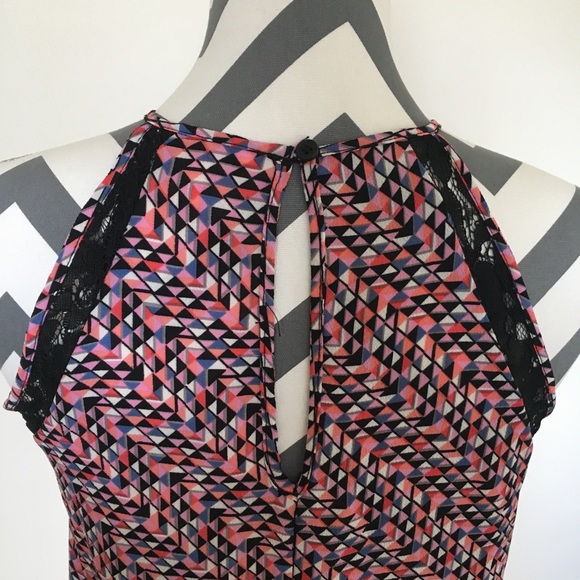 Candies Black/Pink Tank Top size Small - Picture 4 of 5