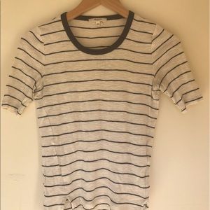 Madewell striped T, size XS