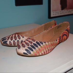 Boho Print Flats