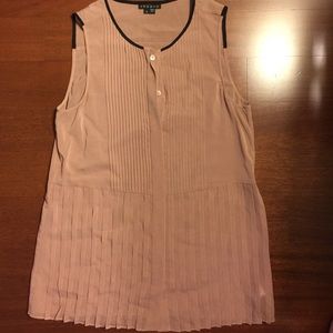 Theory - Women's Sleeveless Pleated Blouse