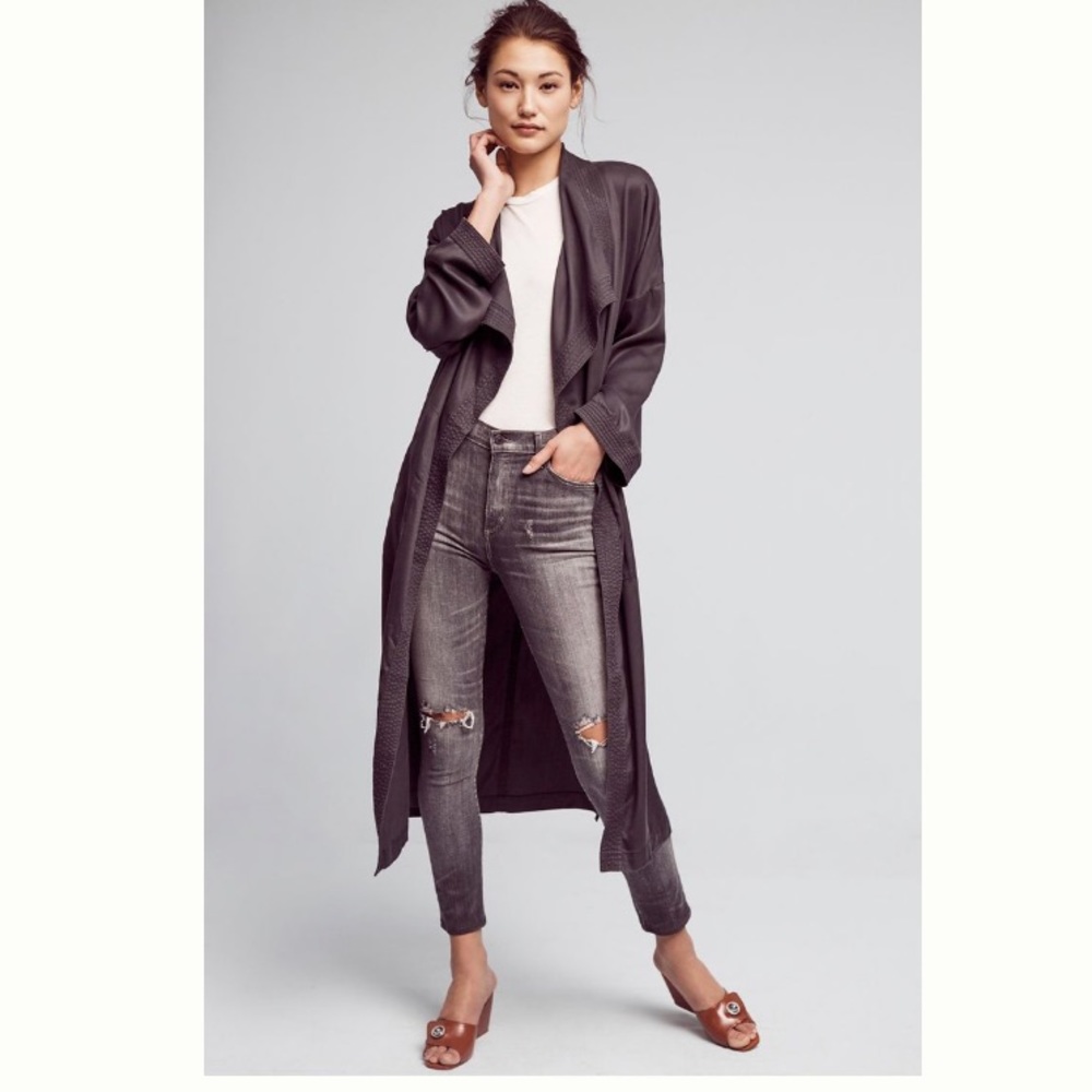 NEw Anthropologie Trapunto Robe Coat, S, M, L, XL