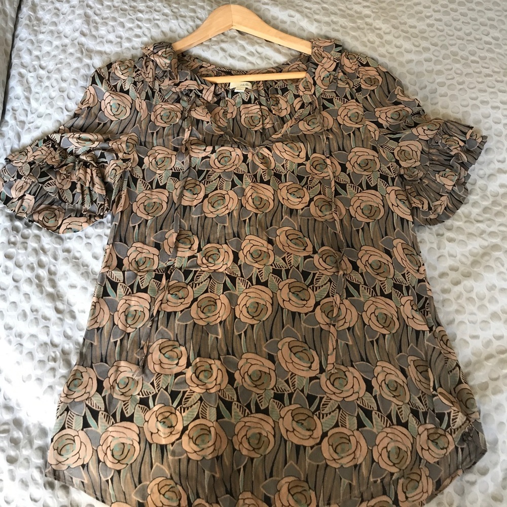 Odille Anthropologie blouse