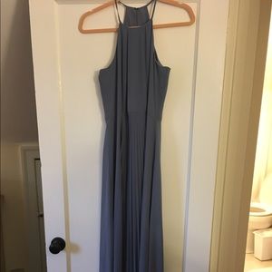 BCBG NWT long blue dress