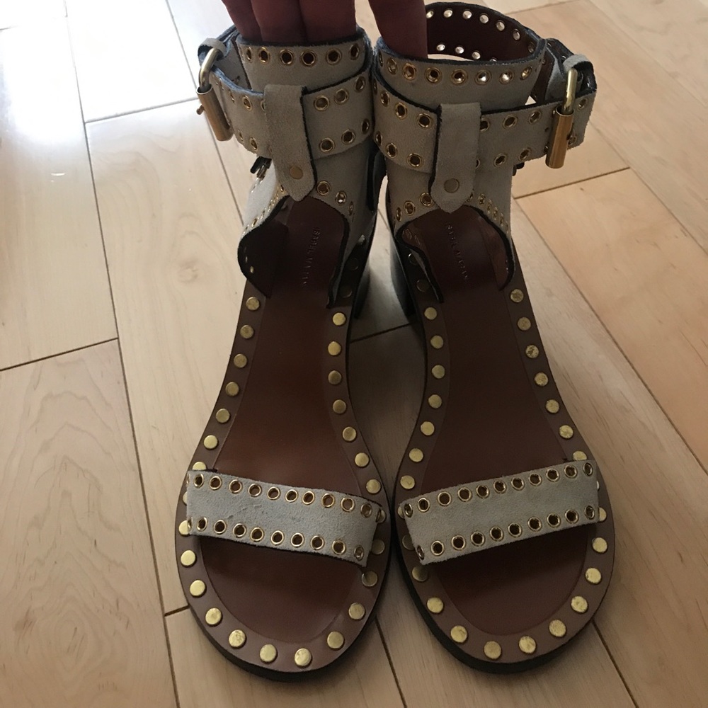 Isabel Marant suede sandals!
