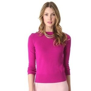 DvF Magenta Wool Cashmere Blend Sweater