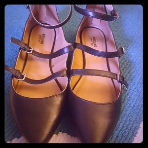 Worn once black Flats