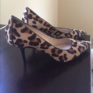 Calvin Klein leopard print heels