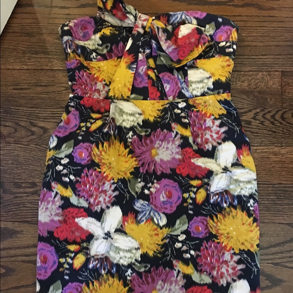Anthropologie strapless dress