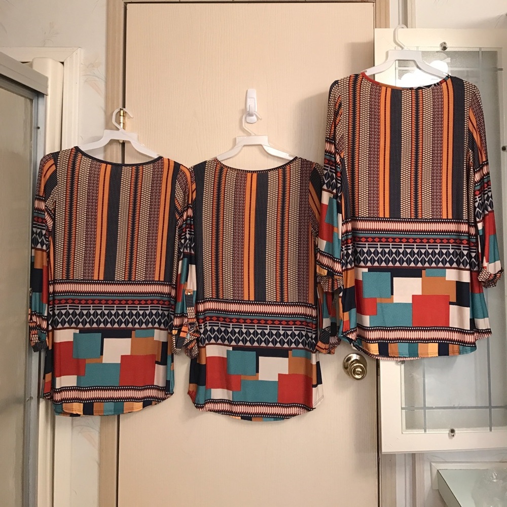 🆕 (Small) Tribal Print Pattern Top - Picture 3 of 5