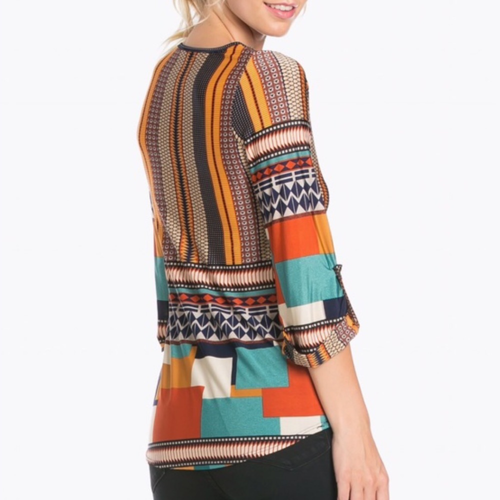 🆕 (Small) Tribal Print Pattern Top - Picture 5 of 5