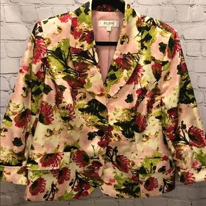 Gorgeous Silk-Like Floral Blaze Size 18W