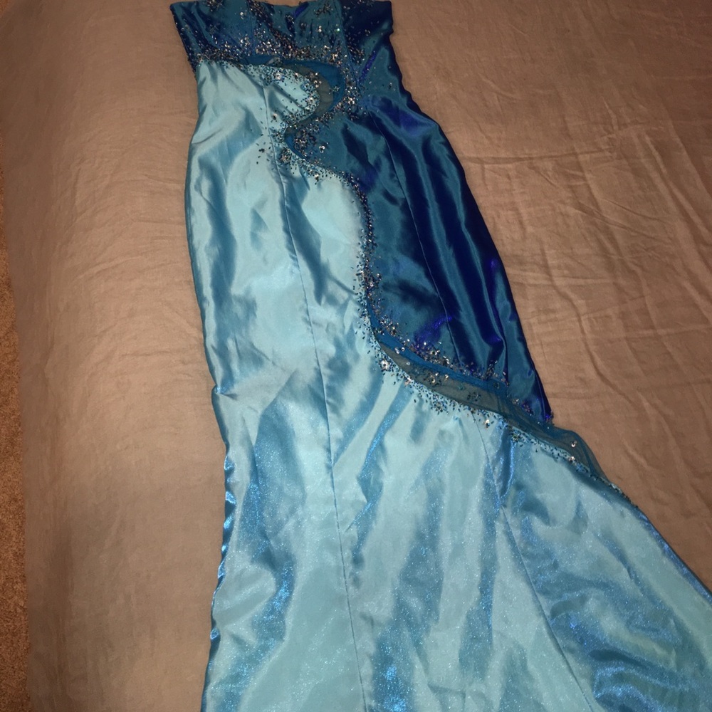 Beaded formal gown
