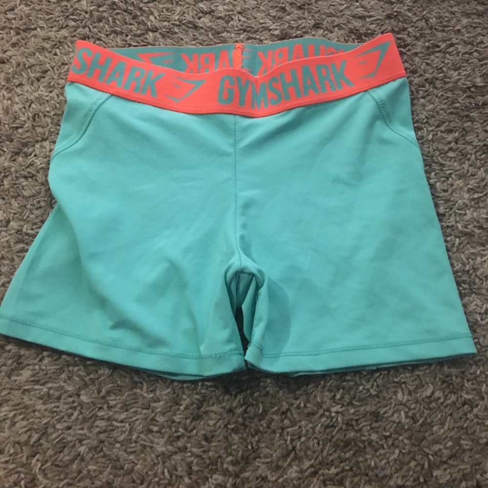 Aqua Gymshark Spandex size medium. Like new.